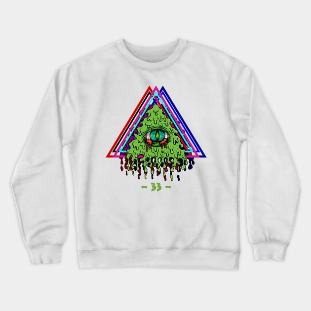 All Seeing Eye Crewneck Sweatshirt by pa2rok